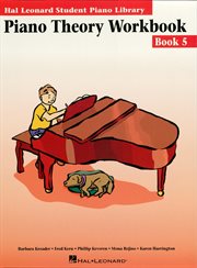 Piano theory workbook - book 5 (music instruction). Hal Leonard Student Piano Library cover image