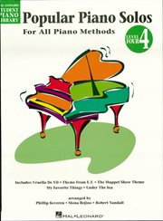 Popular piano solos - level 4 (music instruction). Hal Leonard Student Piano Library cover image