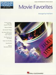 Movie favorites (songbook). Hal Leonard Student Piano Library Popular Songs Series cover image