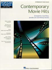 Contemporary movie hits (songbook). Intermediate Piano Solos cover image