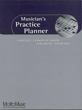 Cover image for Musician's Practice Planner