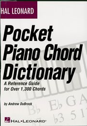 Hal leonard pocket piano chord dictionary (music instruction). A Reference Guide for Over 1,300 Chords cover image