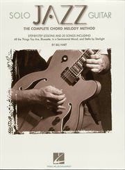 Solo jazz guitar (music instruction) cover image