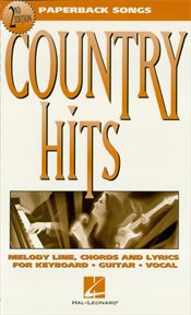 Country hits  (songbook). Paperback Songs cover image