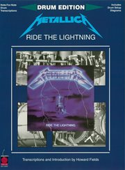 Metallica - ride the lightning (drum songbook) cover image