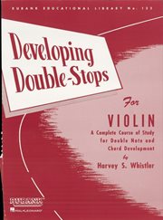 Developing double stops for violin (music instruction) cover image