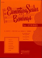Elementary scales and bowings - violin (music instruction). First Position cover image