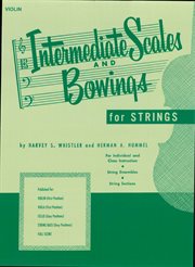 Intermediate scales and bowings - violin (music instruction). First Position cover image