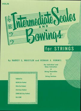 Cover image for Intermediate Scales and Bowings - Violin (Music Instruction)