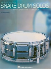 40 intermediate snare drum solos (music instruction). for Concert Performance cover image