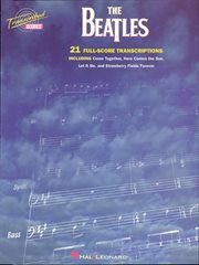 The beatles transcribed scores (songbook) cover image