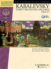 Dmitri kabalevsky - thirty pieces for children, op. 27 (songbook) cover image