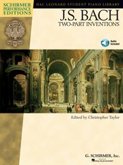 J.s. bach - two-part inventions (songbook) cover image