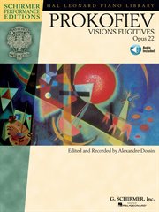 Sergei prokofiev - visions fugitives, op. 22 (songbook). Schirmer Performance Editions Series cover image
