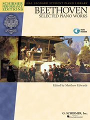 Beethoven - selected piano works (songbook) cover image
