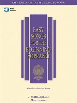Cover image for Easy Songs for the Beginning Soprano (Songbook)