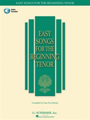 Easy songs for the beginning tenor (songbook) cover image