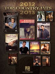 Top country hits of 2012-2013 songbook cover image