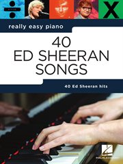 Ed sheeran - really easy piano songbook cover image