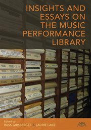 Insights and essays on the music performance library cover image