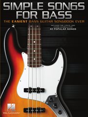 Simple songs for bass: the easiest bass guitar songbook ever cover image