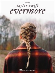 Taylor swift - evermore easy piano songbook cover image