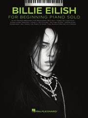 Billie eilish for beginning piano solo cover image