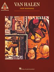 Van halen - fair warning: guitar recorded versions cover image