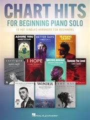 Chart hits for beginning piano solo cover image