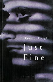 Just fine a novel cover image
