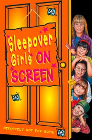 Sleepover girls on screen cover image
