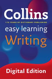 Collins easy learning writing cover image