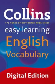 Collins easy learning English vocabulary cover image