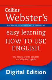 Collins Webster's easy learning how to use English cover image
