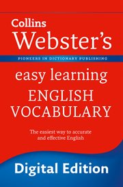 Collins Webster's easy learning English vocabulary cover image