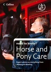 Horse and pony care cover image