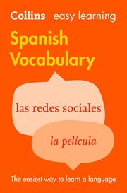 Easy learning Spanish vocabulary cover image