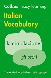 Easy Learning Italian Vocabulary: Trusted support for learning : Trusted support for learning cover image
