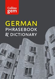 Collins Gem German Phrasebook and Dictionary cover image