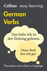 Easy Learning German Verbs : Trusted support for learning. Collins Easy Learning cover image