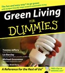 Green living for dummies cover image