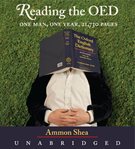 Reading the OED : one man, one year, 21,730 pages cover image