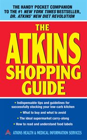 The atkins shopping guide cover image