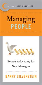 Managing people : secrets to leading for new managers cover image