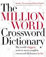 The million word crossword dictionary cover image