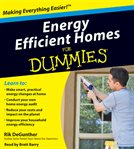 Energy efficient homes for dummies cover image