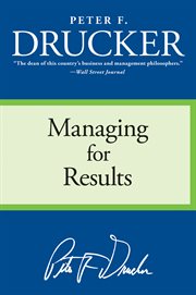 Managing for results cover image