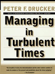 Managing in turbulent times cover image