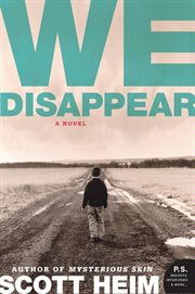 We disappear : a novel cover image