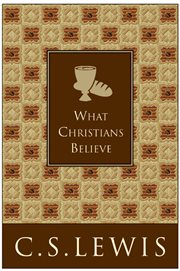 What Christians believe cover image